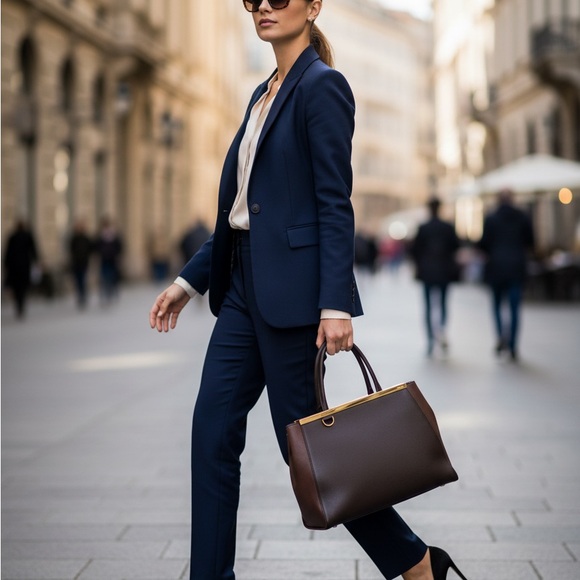 Fendi Handbags - Vintage Fendi 2Jours (also known as the Toujours) tote